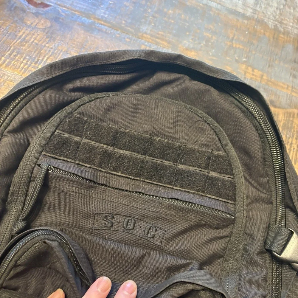 BACKPACK Black S.O.C 3 Day Pass Tactical Military Style Back Pack